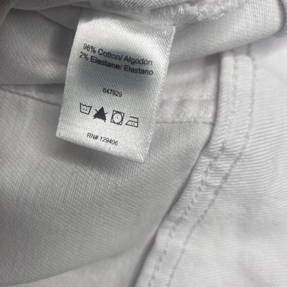 Venus White Denim Jacket Womens XL Snap Button Down Western Casual READ - Picture 6 of 13